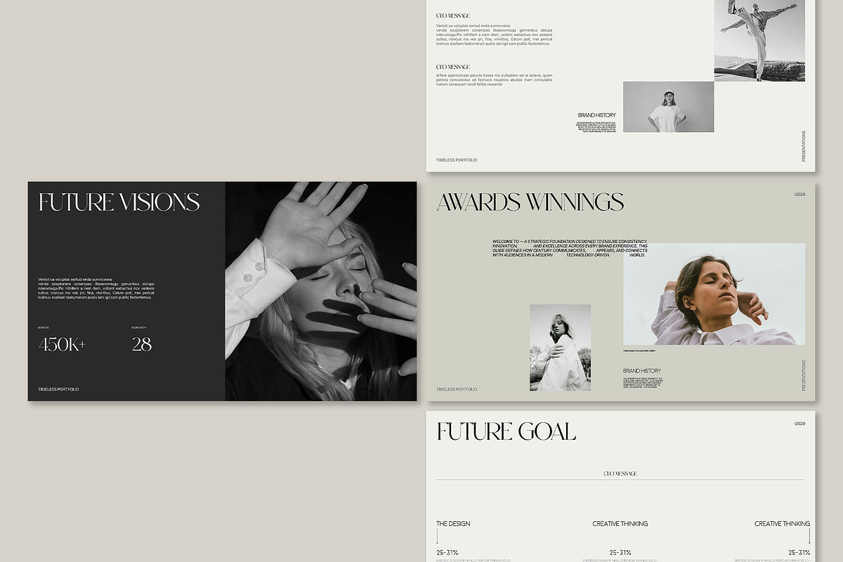 Timeless Portfolio Presentation, a Presentation Template by Templeste (Photo 2 of 5)
