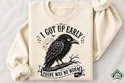 I Got Up Early There Was No Worm PNG, a Seasonal Illustration by Craft Nest (Thumbnail 5 of 5)