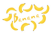 Banana Seamless Patterns., a Pattern Graphic by Svetlana Avv (Thumbnail 4 of 4)