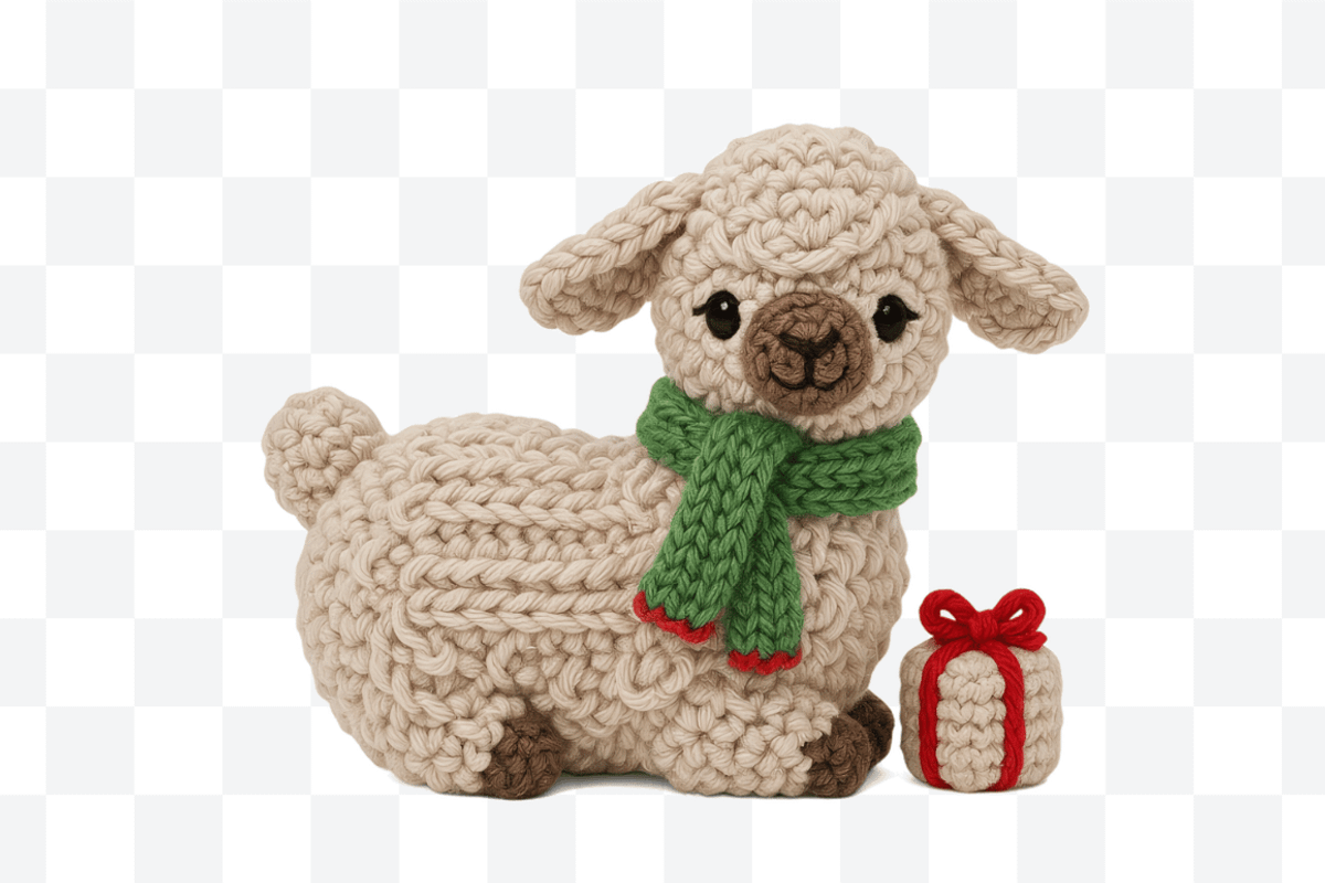 Crochet Christmas Animals Clipart Bu, an Object Graphic by Cut File (Photo 4 of 5)