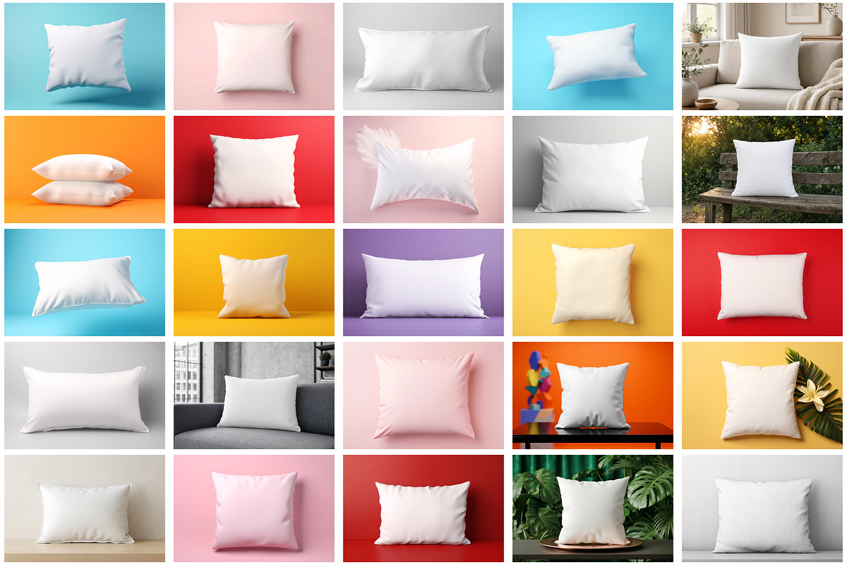 Pillow Mockup, a Household Mockup by Forhadx5 (Photo 10 of 16)