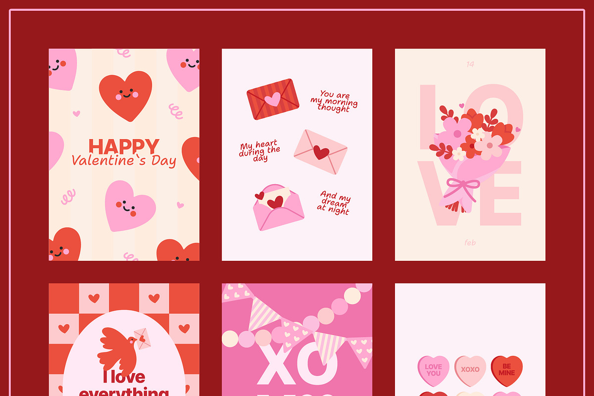 Happy Valentine`s Day, a Seasonal Illustration by Creative Gallery (Photo 5 of 8)