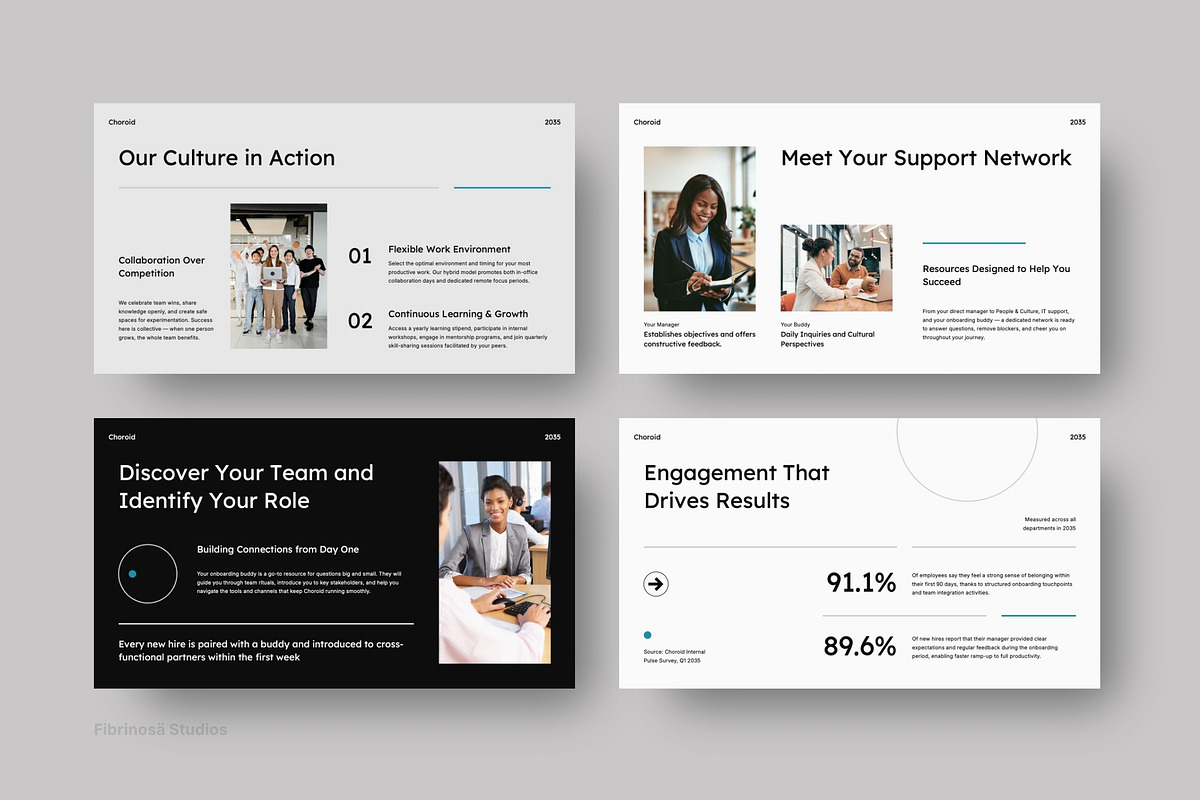 Employee Onboarding & Culture Deck, a Presentation Template by FIBRINOSÄ (Photo 4 of 7)