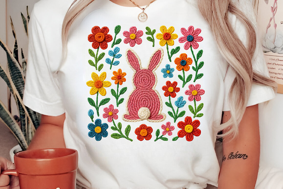 Faux Yarn Boho Easter Design, an Illustration by Libby Wishes (Photo 5 of 6)