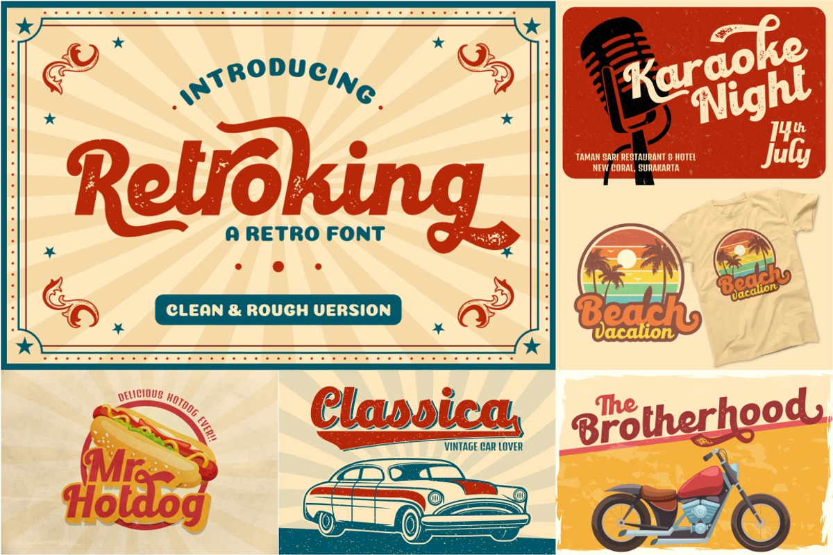 Best Vintage Font Bundles, a Script Font by PutraCetol Studio (Photo 3 of 18)