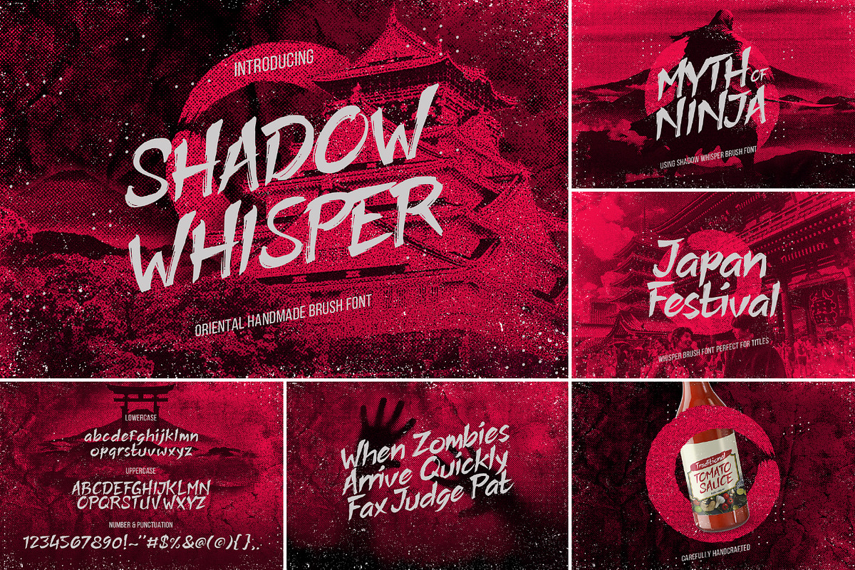 Japan Brush Style Font Bundle, a Handwritten Font by tkzgraphic (Photo 7 of 15)