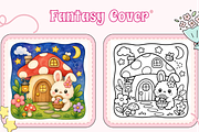 Fuzzy Dreamland Cute & Comfy Color, an Animal Illustration by Design Zone (Thumbnail 2 of 4)