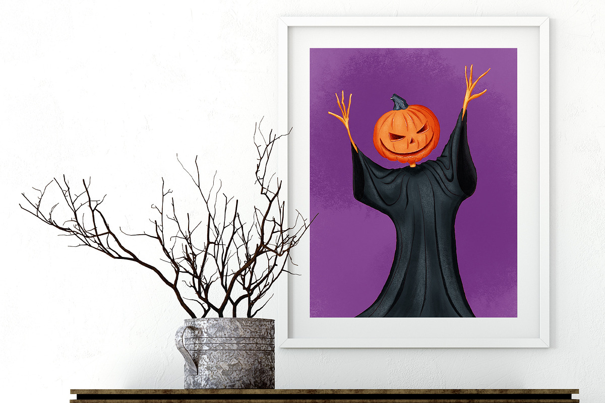 Gnomes and Pumpkins.Design for print, an Illustration by Gennadi Digital Studio (Photo 7 of 8)
