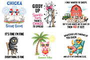 Funny Farm Animal Quotes Clipart, an Illustration by DreamArtGraphic (Thumbnail 3 of 3)