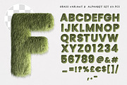 Green Grass or Fur Typo Creator, a Sans Serif Font by TVartworks (Thumbnail 12 of 14)