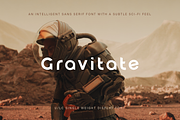 Gravitate Display Font, a Sans Serif Font by StudioLingo (Thumbnail 1 of 8)