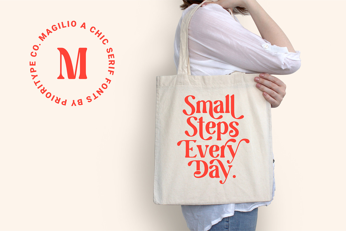 Magilio - A Chic Serif Fonts, a Serif Font by Prioritype Co (Photo 13 of 23)