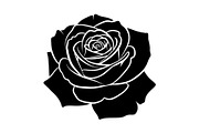 50 Black Rose Silhouette Vector Bund, an Illustration by Gaye Art (Thumbnail 50 of 51)