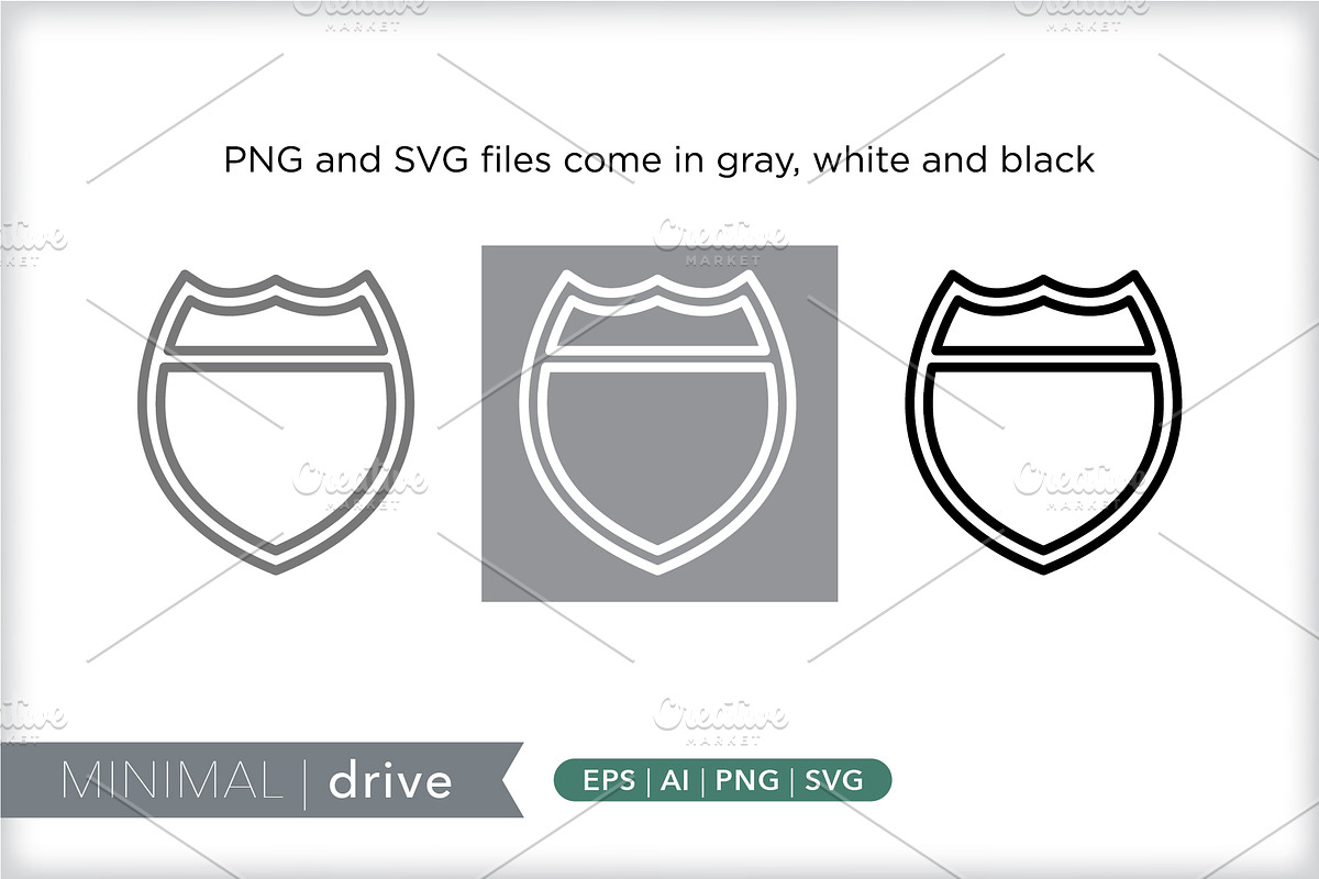 Minimal drive icons, an Outline Icon by Picture Window (Photo 2 of 5)