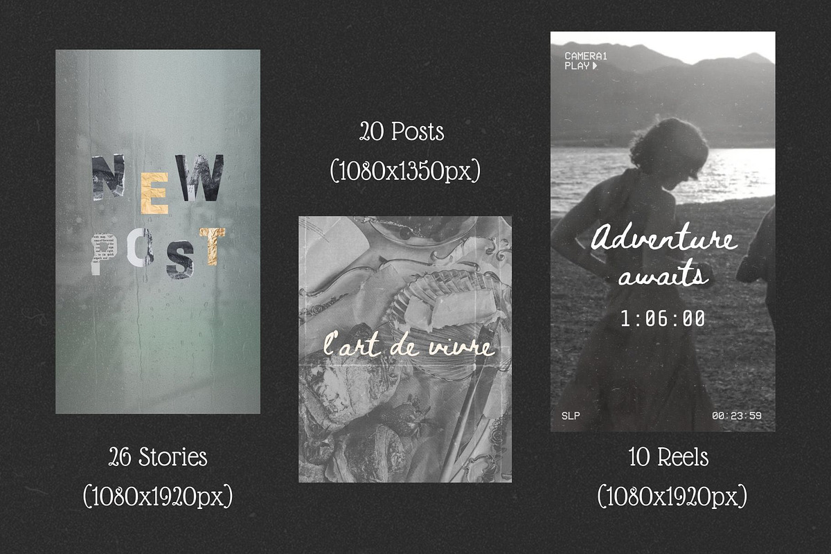 French traveler Canva templates, a Social Media Template by Visual Animal (Photo 3 of 11)