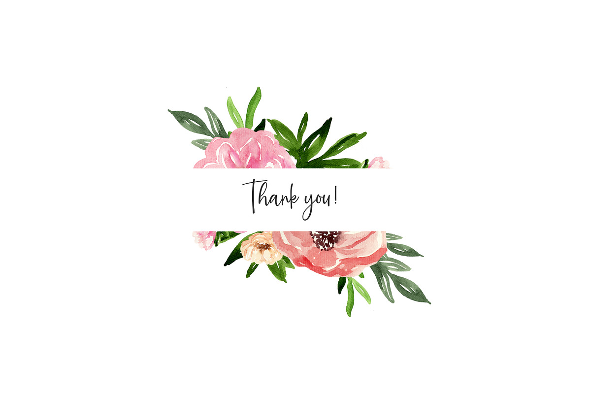Spring floral watercolor Pinki, a Decorative Illustration by Julia Bogdan (Photo 9 of 9)