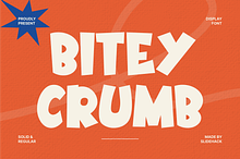 Bitey Crumb - Bold chunky Font