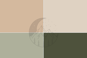 Earthy Tone Boho Digital Paper