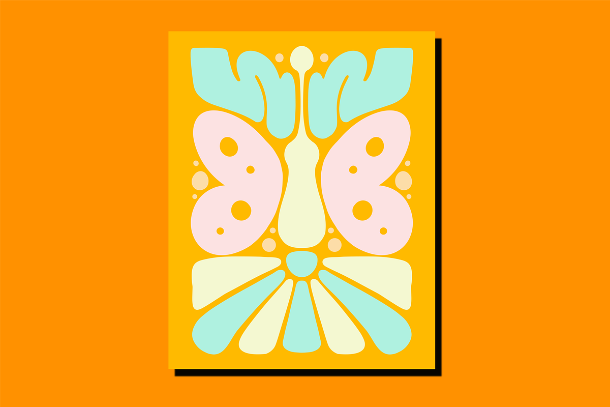 Abstract Floral, a Decorative Illustration by HunEyy (Photo 6 of 7)