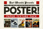 100 Retro Poster Textures, a Texture Graphic by Bart Wesolek (Thumbnail 1 of 10)