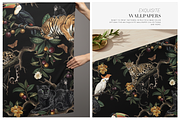 Vintage Tropical Jungle Pattern, a Pattern Graphic by Luiz da Rolt Grathwohl (Thumbnail 13 of 17)