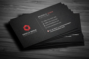 Dark Corporate Business Card