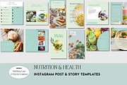 Nutrition Coach Social Media Kit, a Social Media Template by Deepa Template Studio (Thumbnail 2 of 11)