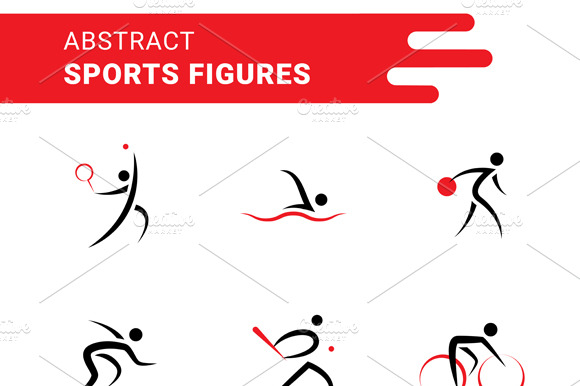 Abstract Sports Shapes