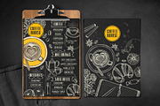FREE! Trifold + Coffee House Menu, a Brochure Template by BarcelonaShop (Thumbnail 4 of 5)