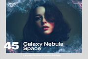 Galaxy Nebula Space Overlays, a Texture Graphic by PhotoSpirit (Thumbnail 1 of 8)
