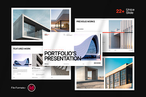 Architecture Portfolio Presentation, a Presentation Template by Oriofix