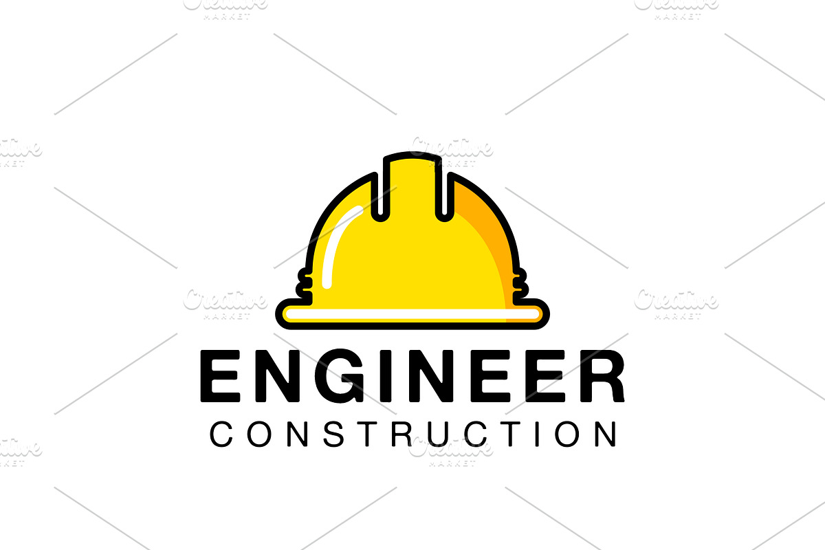 Safety Engineer Helmet Logo, a Branding & Logo Template by AlvinStd