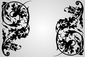 50 Ornamental Flourishes Vector