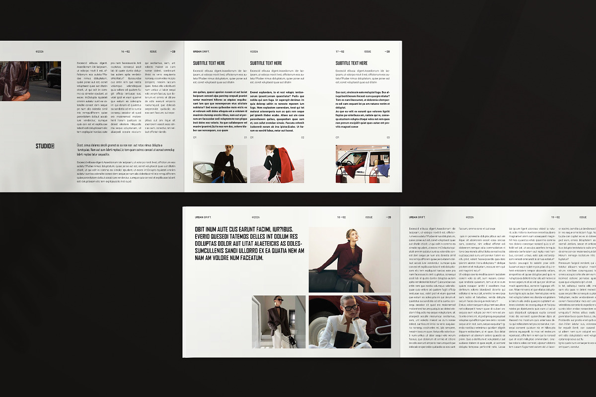 Modern Magazine Landscape Template, a Magazine Template by ArtisanaAura (Photo 8 of 20)