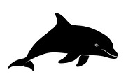 Dolphin Jumping Silhouette Vector bu, an Illustration by Designs_River (Thumbnail 6 of 48)