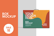 Box With Handle PSD Mockup, a Cups & Container Mockup by GreatFruit (Thumbnail 1 of 5)