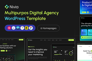 Nivia - Agency WordPress Theme, a WordPress Template by AliThemes
