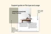File Type Guide inDesign Template, a Presentation Template by Alexandra Piros Design (Thumbnail 4 of 5)