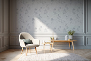 Floral Blue Toile Seamless Patterns, a Pattern Graphic by Olya Creative (Thumbnail 11 of 18)