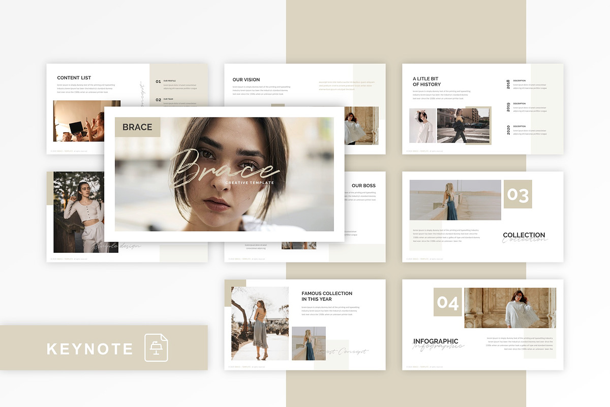 Brace - Creative Keynote, a Presentation Template by PuriCreative (Photo 1 of 4)