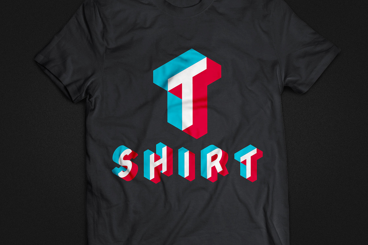 Anaglyph Isometric SVG Color Font preview 4