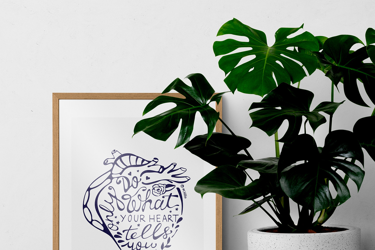 3 typography posters, an Education Illustration by Olillia (Photo 13 of 13)