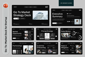 Go-To-Market Deck for Startup, a Presentation Template by Sixtemp