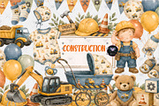 Construction Baby Clipart, a Decorative Illustration by BigCakeBee (Thumbnail 1 of 4)