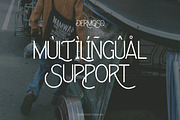 Dermoso - Stylish Sans Serif Font, a Sans Serif Font by Flawless And Co (Thumbnail 7 of 10)