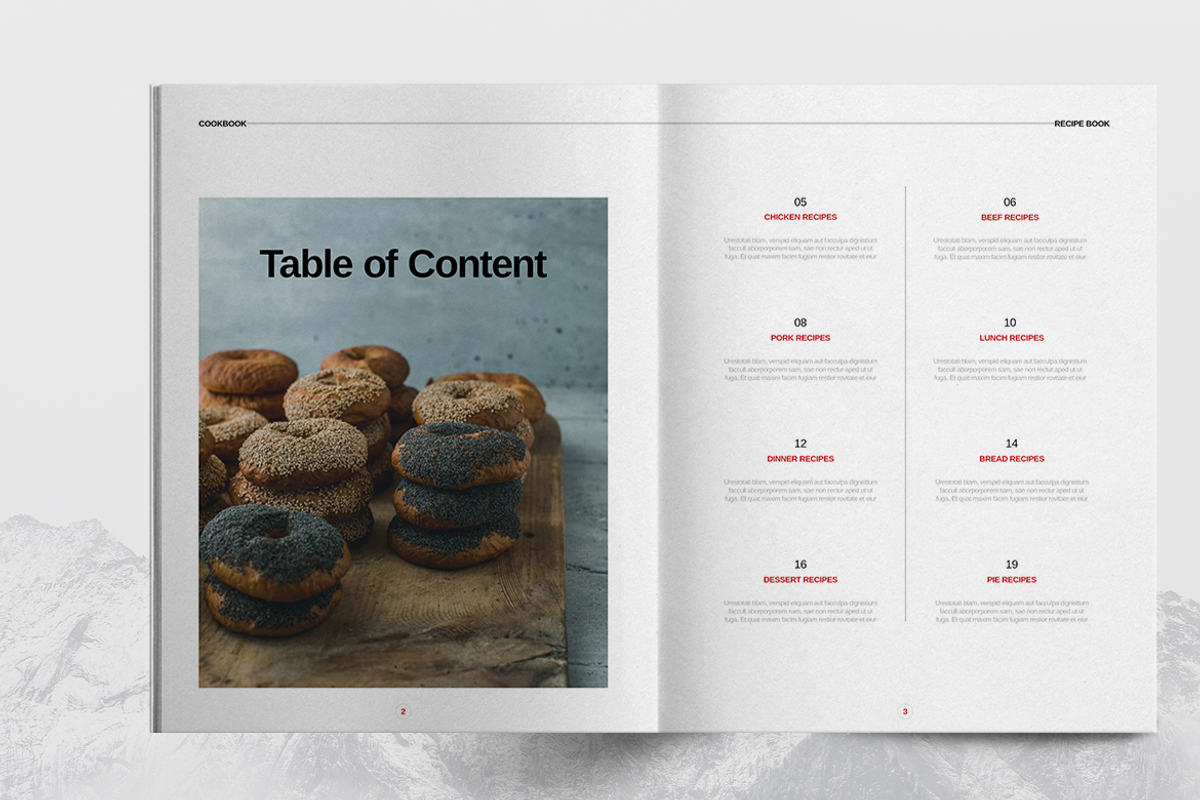 Your Own Cookbook & Recipe Book, a Brochure Template by Boris Cupac (Photo 2 of 13)
