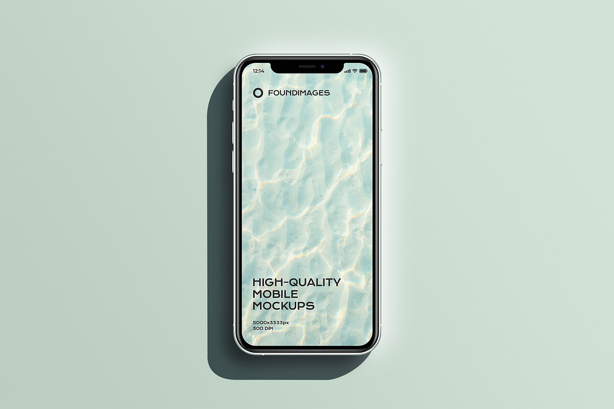 72 iphone device mockup bundle, an iPhone Mockup by FoundImages (Photo 54 of 84)