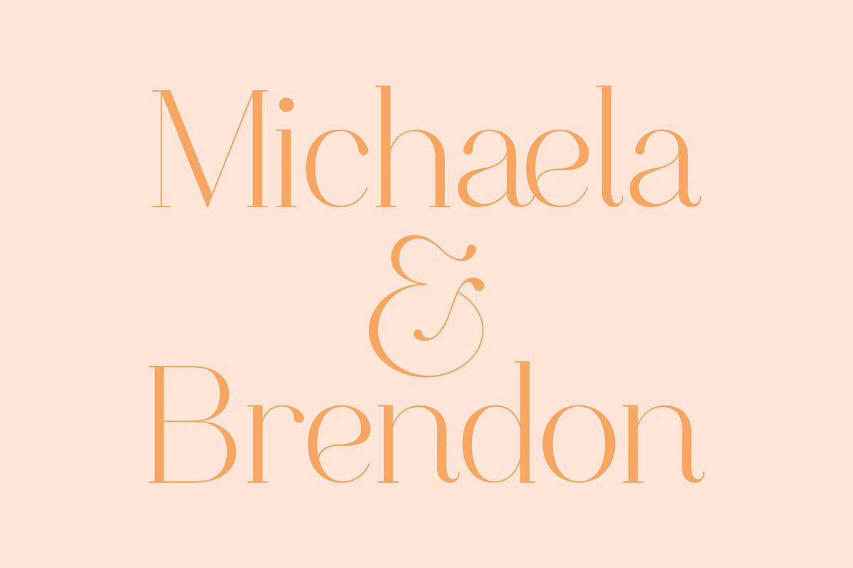 Veronica | Chic Serif Display Font, a Serif Font by Monterey Studio (Photo 4 of 7)