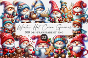 Winter Hot Cocoa Gnomes Clipart, an Illustration by Designworld (Thumbnail 1 of 5)
