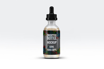 60ml Dropper Bottle Mock-Up, a Product Mockup by Se٧enStudio